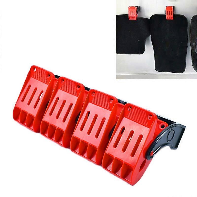 Car Foot Pad Cleaning Clip Multifunctional Wall Mounted Fixing Clip Hook