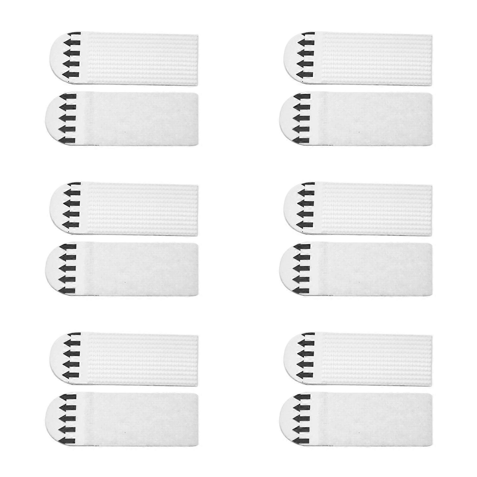 strong No Track Adhesive Hook 12 Pair  Reusable Wall Hook Simple Installs for Photos frame Damage without  Hanging  16X46mm