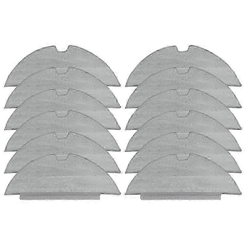 12Pcs Mop Cloths for RoboVac L35 Hybrid+ and LR30 Hybrid+ Robot Vacuum