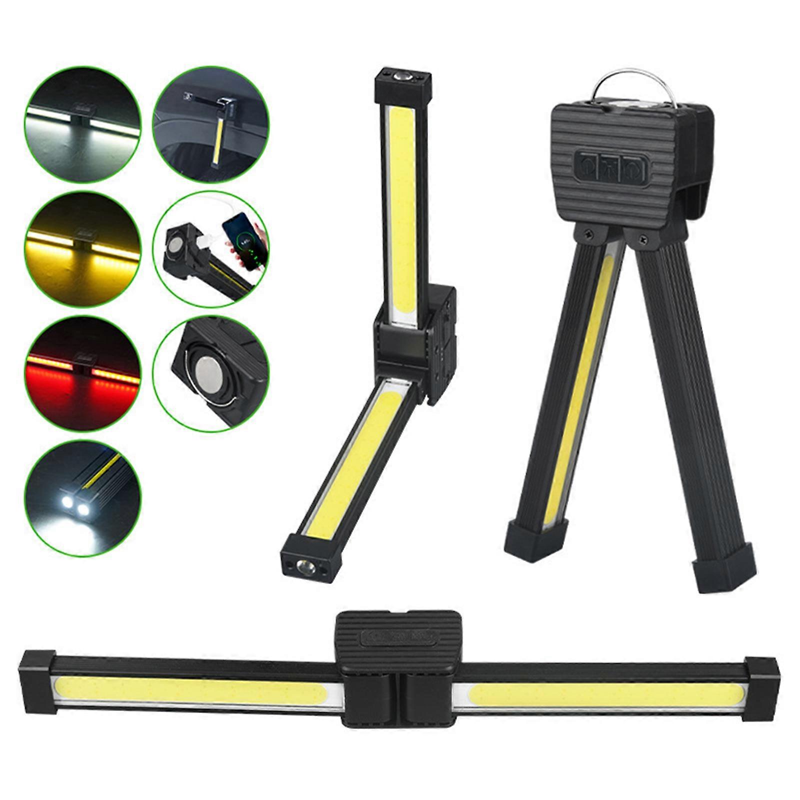 Gym Lamp for Posing,7th Gear Dimming,Portable Magnet LED Flashlight w/ Hook