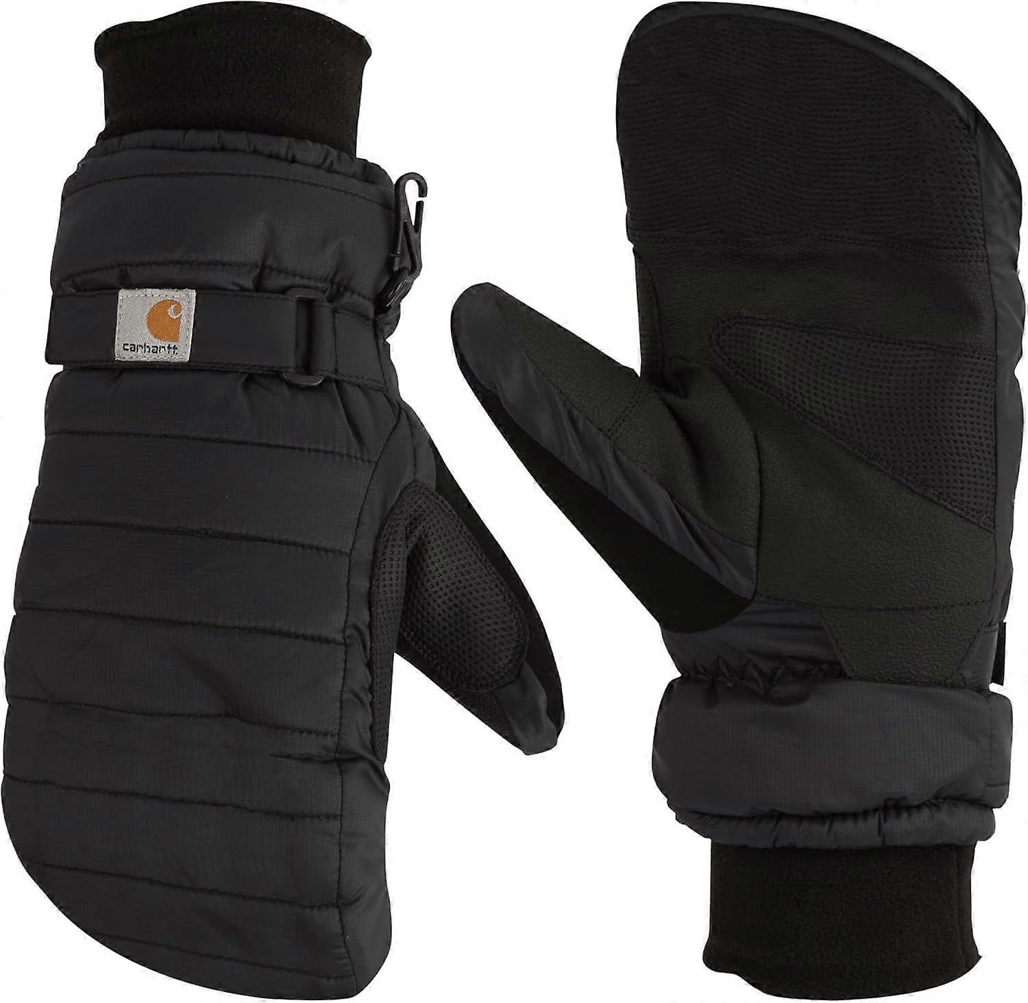 womens Quilts Insulated Mitten  Black   Small