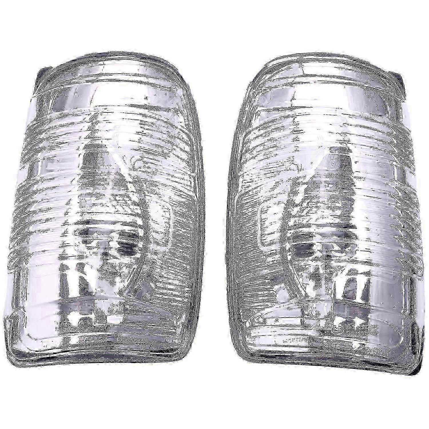 Door wing mirror clear lens for Transit Mk8 2014-2023 - left and right side indicator light set