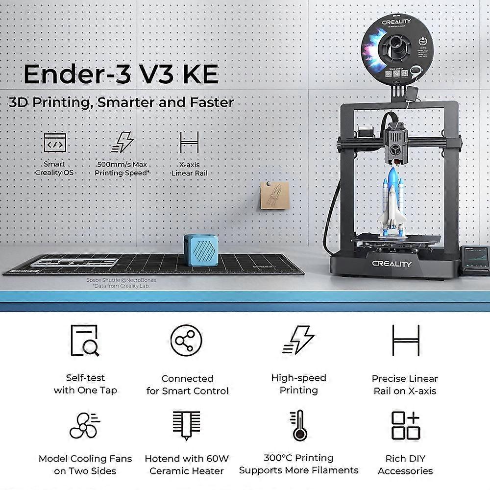 Creality Ender-3 V3 KE 3D Printer High Speed Printing High Temperature Hotend Auto Leveling FDM 3D P