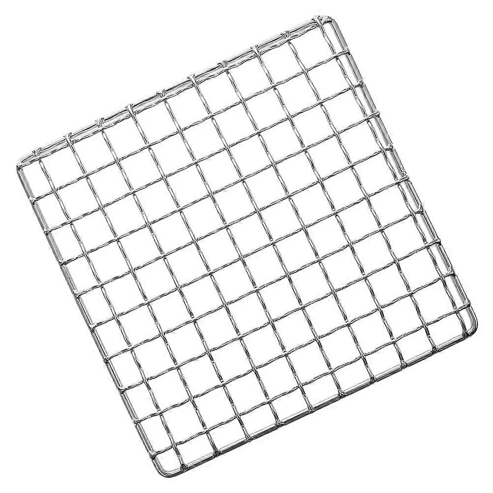Durable Stainless Steel Square Grill Mesh Mat for Barbecue