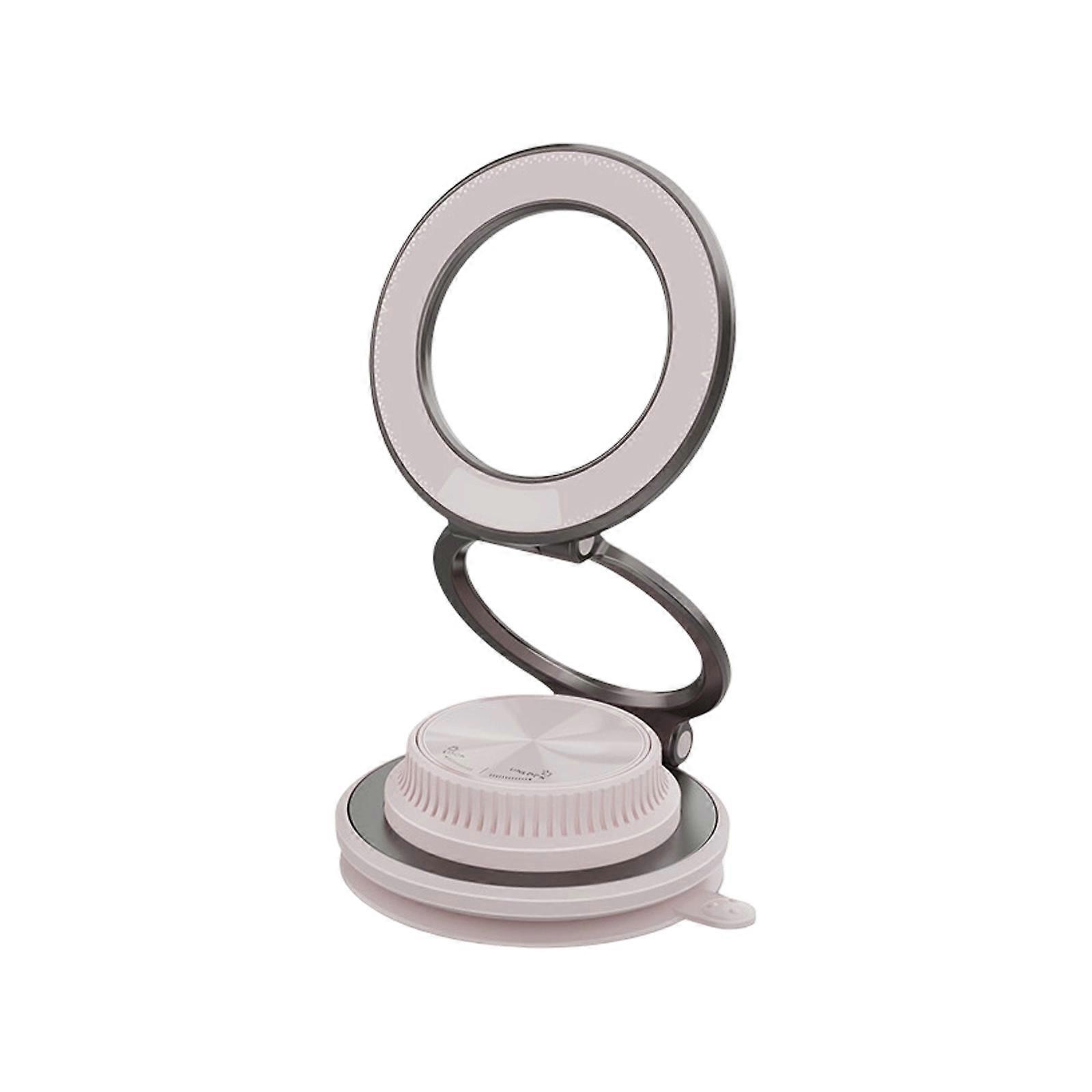 Multiple Device Car Phone Holder Magnetic Construction Vacuum Suctions Cup Rotation For Windshield Dashboards  White