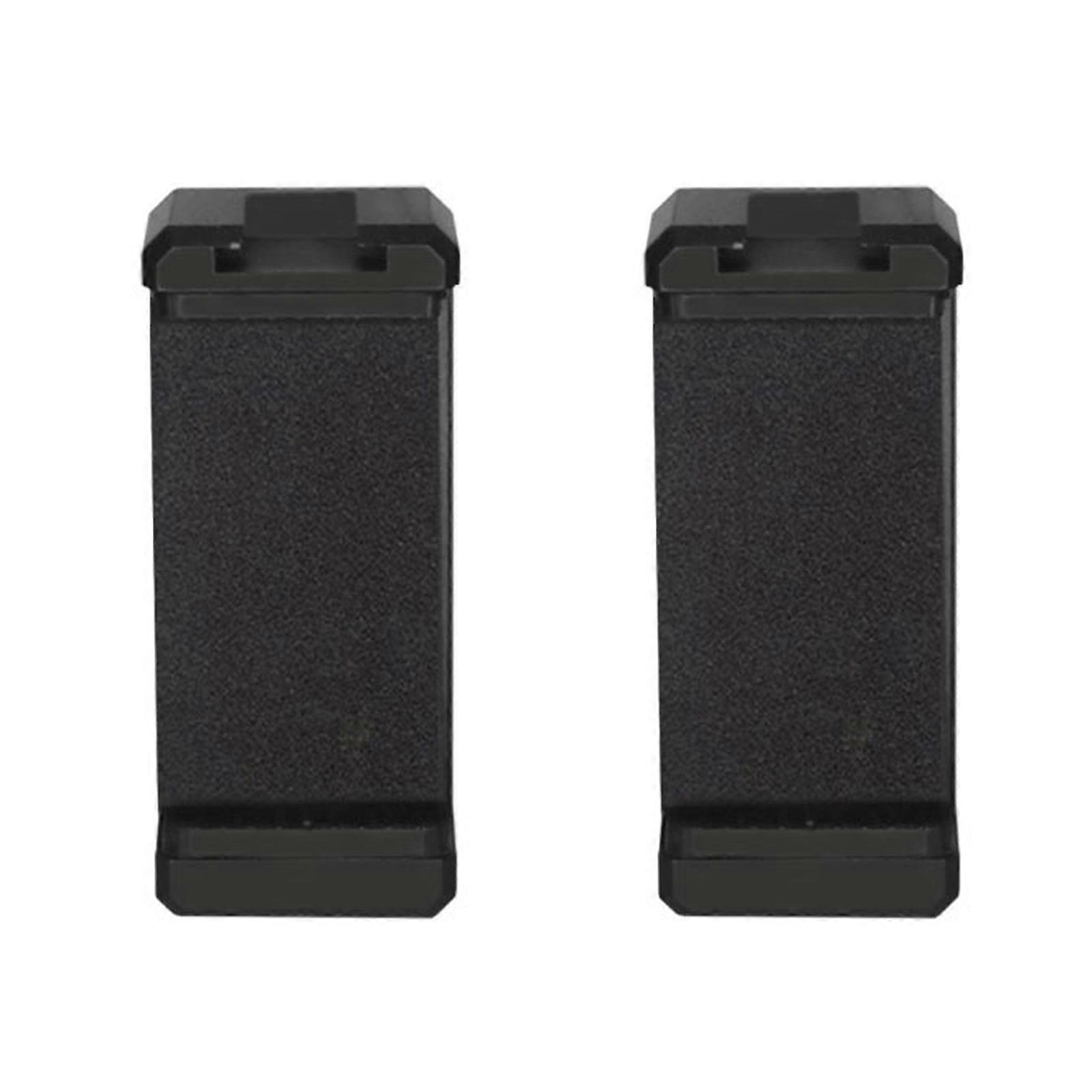 2pcs Mobile Device Clamp Adjustable Length Double 1/4inch Screw Holes Cold Shoe Attachment For Content Creators Multicolor