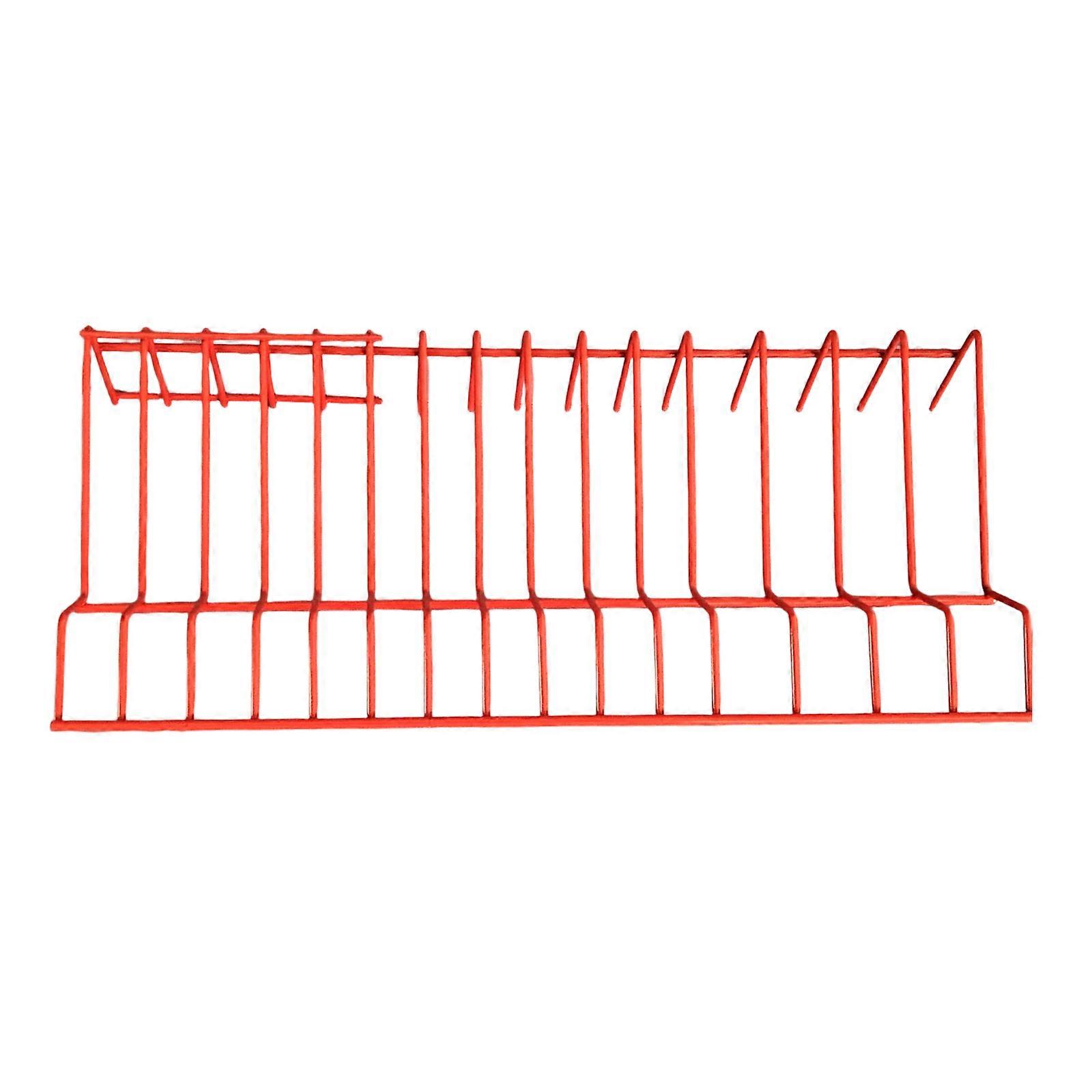 Adjustable Pliers Storage Rack Stand For Tool Organization Holds Various Handle Sizes Space Efficient Workshop Accessory  Red