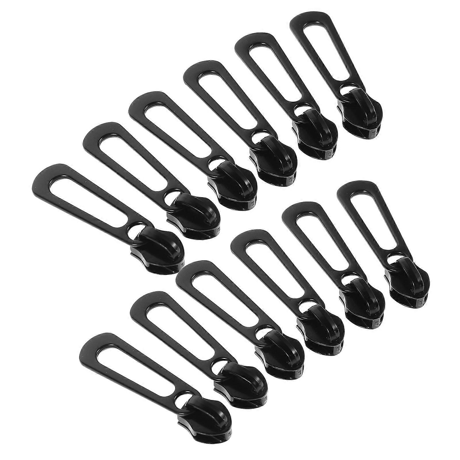 Durable Metal Zipper Pull Replacement DIY Repair Tools 40Pcs for Bags