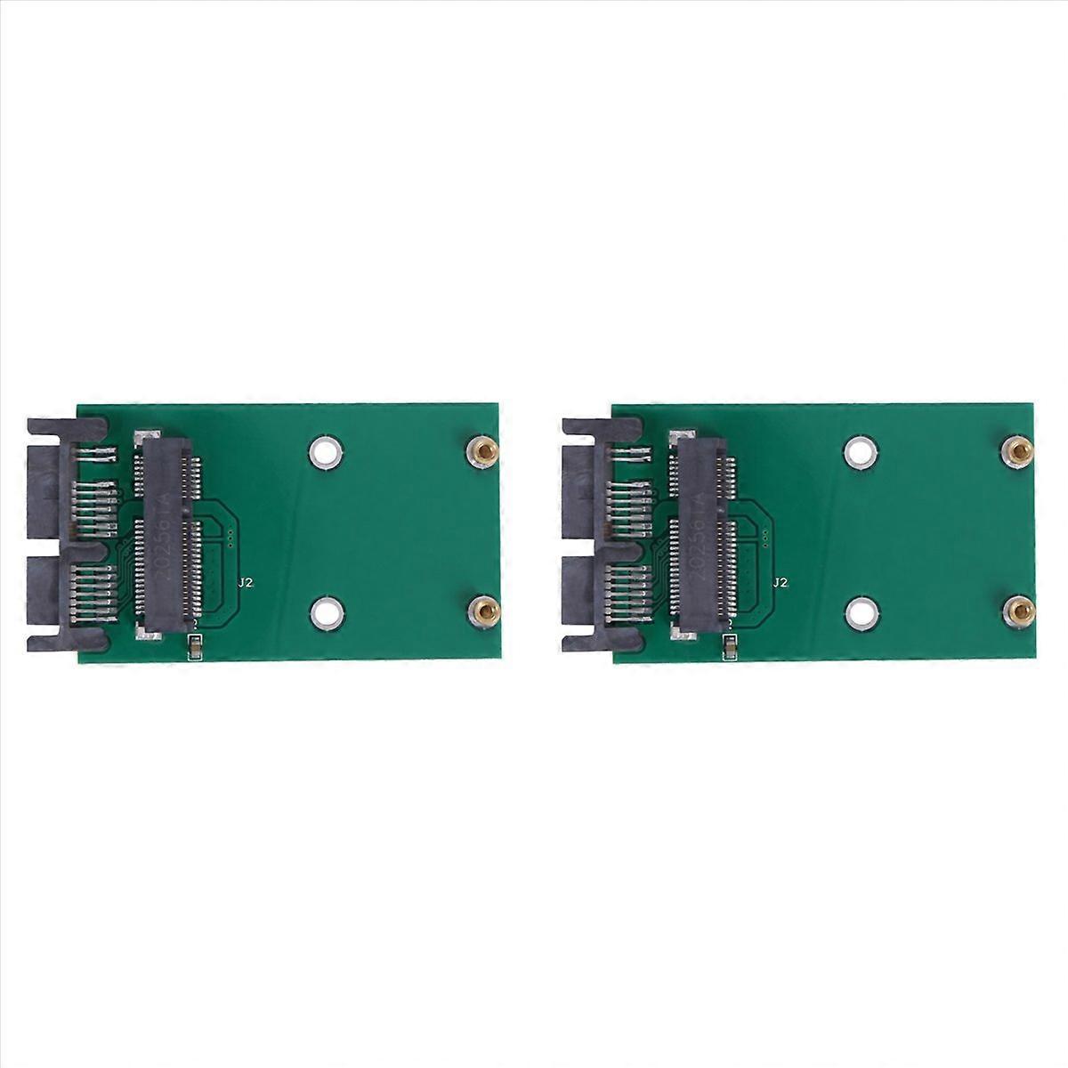 2X Mini PCI-E MSATA SSD to 1.8 Inch Micro- Adapter Converter Card Module Board