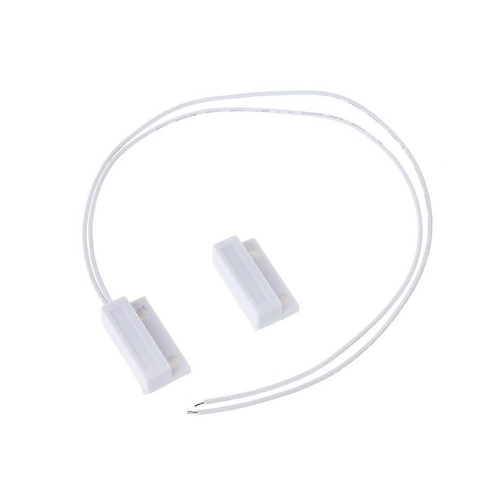 MC-38 Wired Door Window Sensor Wire Magnetic Switch Home Alarm System N.C Type
