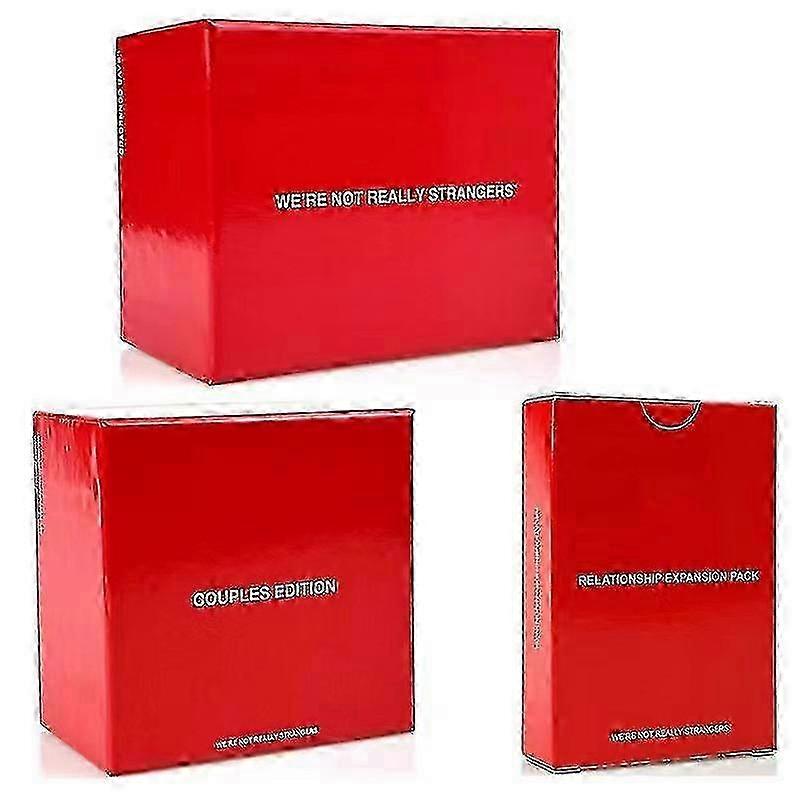 English Version We're Not Really Strangers Is Not A Stranger Game Couple Card Board Game 3 Versions-YKY416 25-26