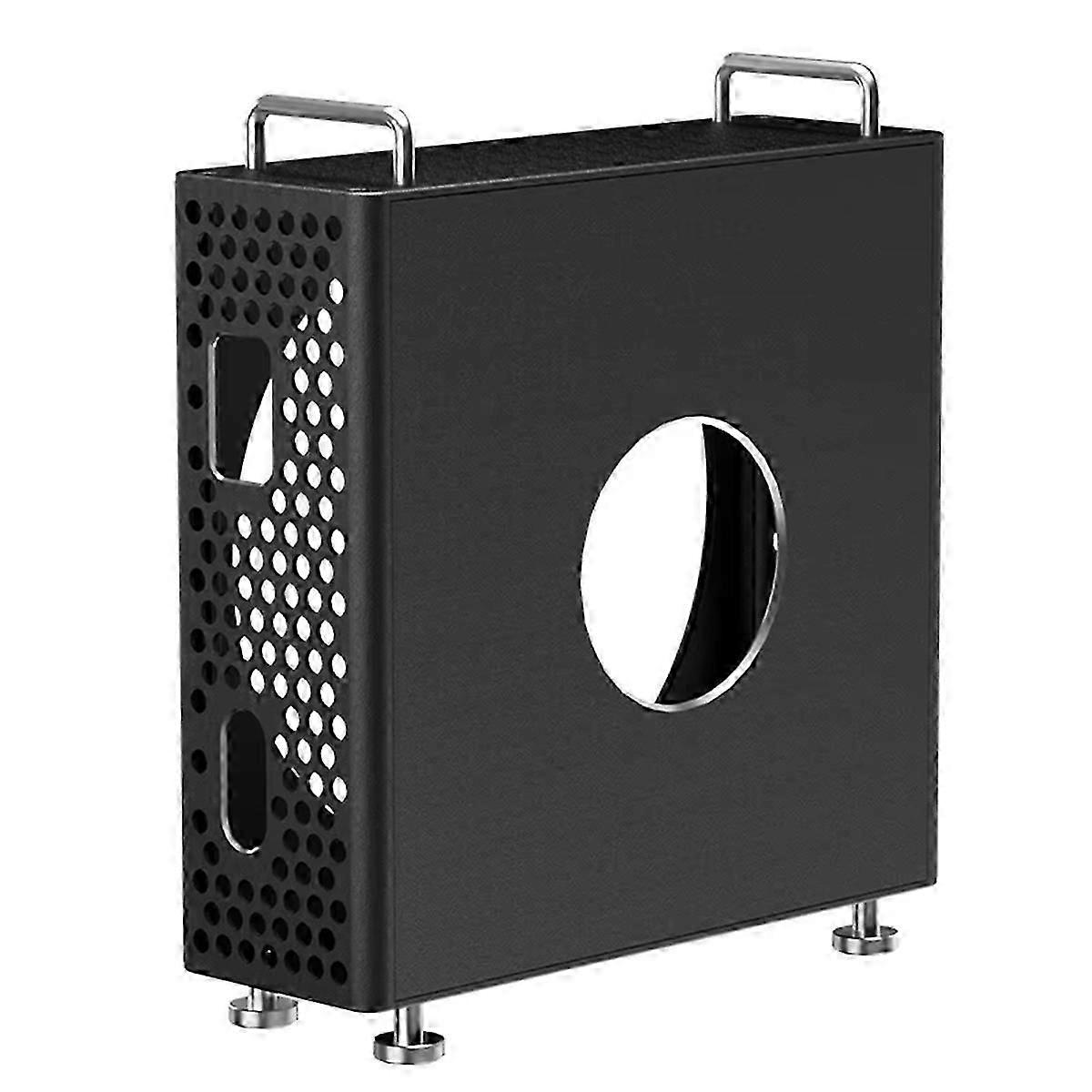 Mac Mini M4/M4 Pro Vertical Stand with Heat Dissipation and Dustproof Design