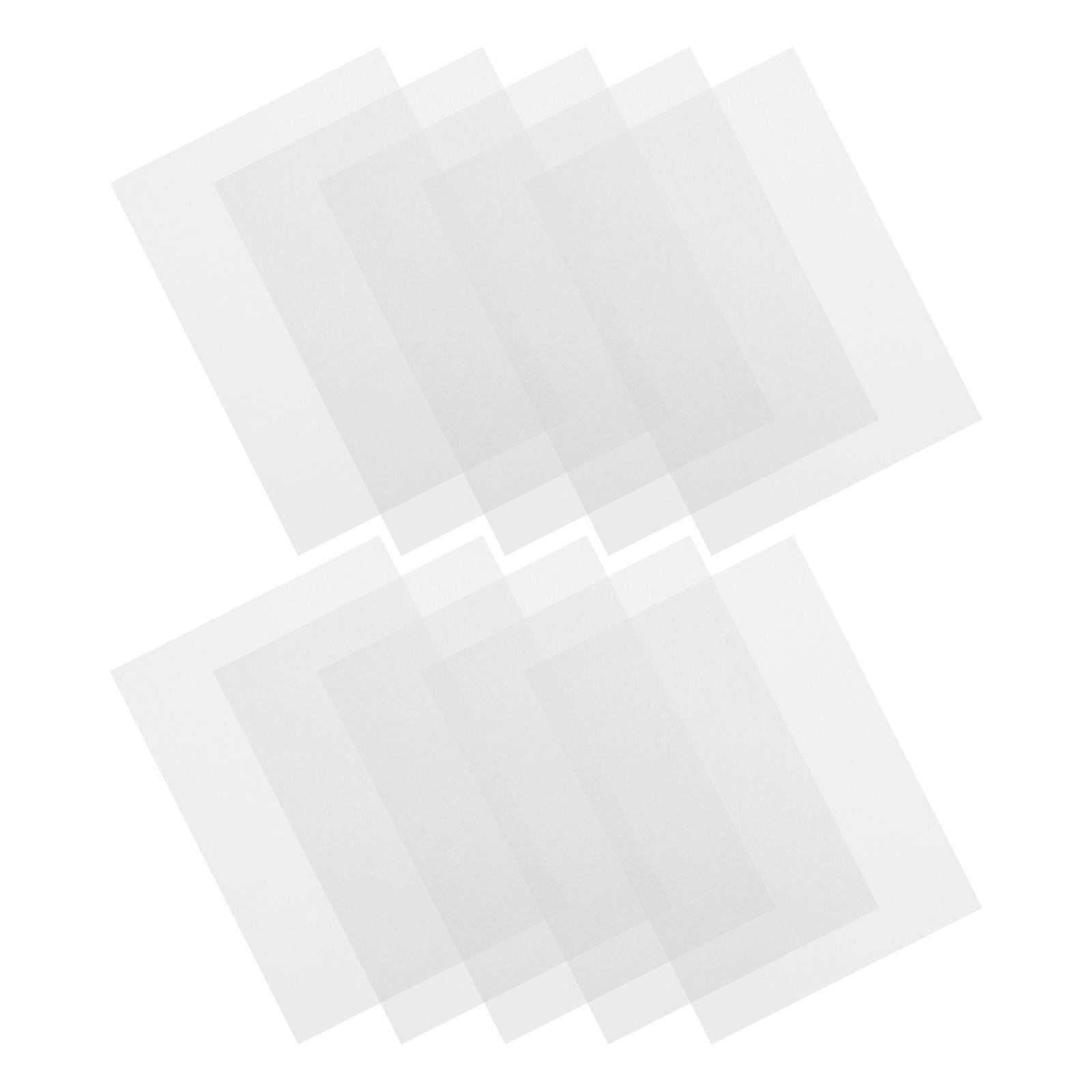 10Pcs Heat Shrink Sheets for Craft Making and Diy Projects Made from Bops Material in White Color for Art Creation