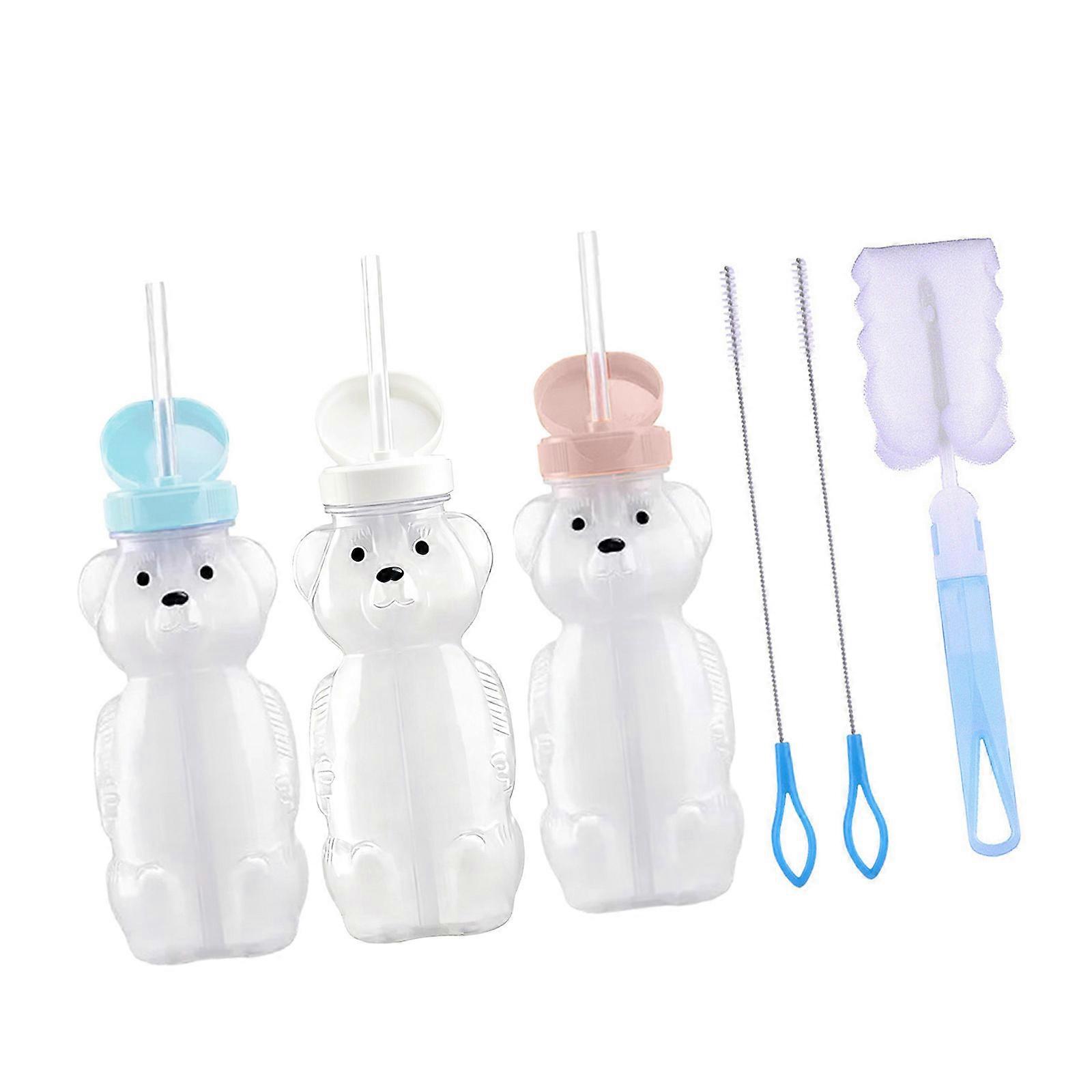 Pack of 9 Multifunctional Drinkware Bear Design Suitable for Hot Cold Liquids Safe Materials Portable for Commuting Outdoors Multicolor