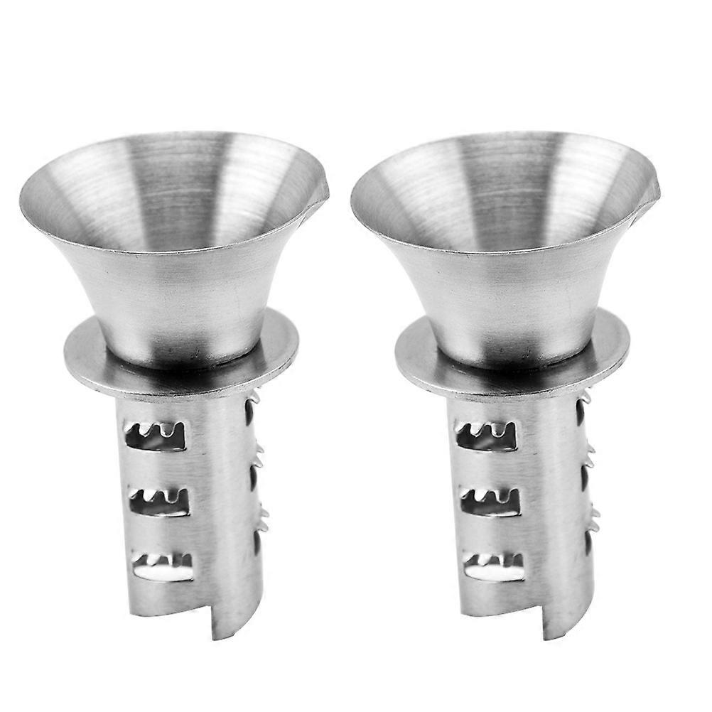 Manual Juicer Stainless Steel Fruit Squeezing Device 2Pcs Portable