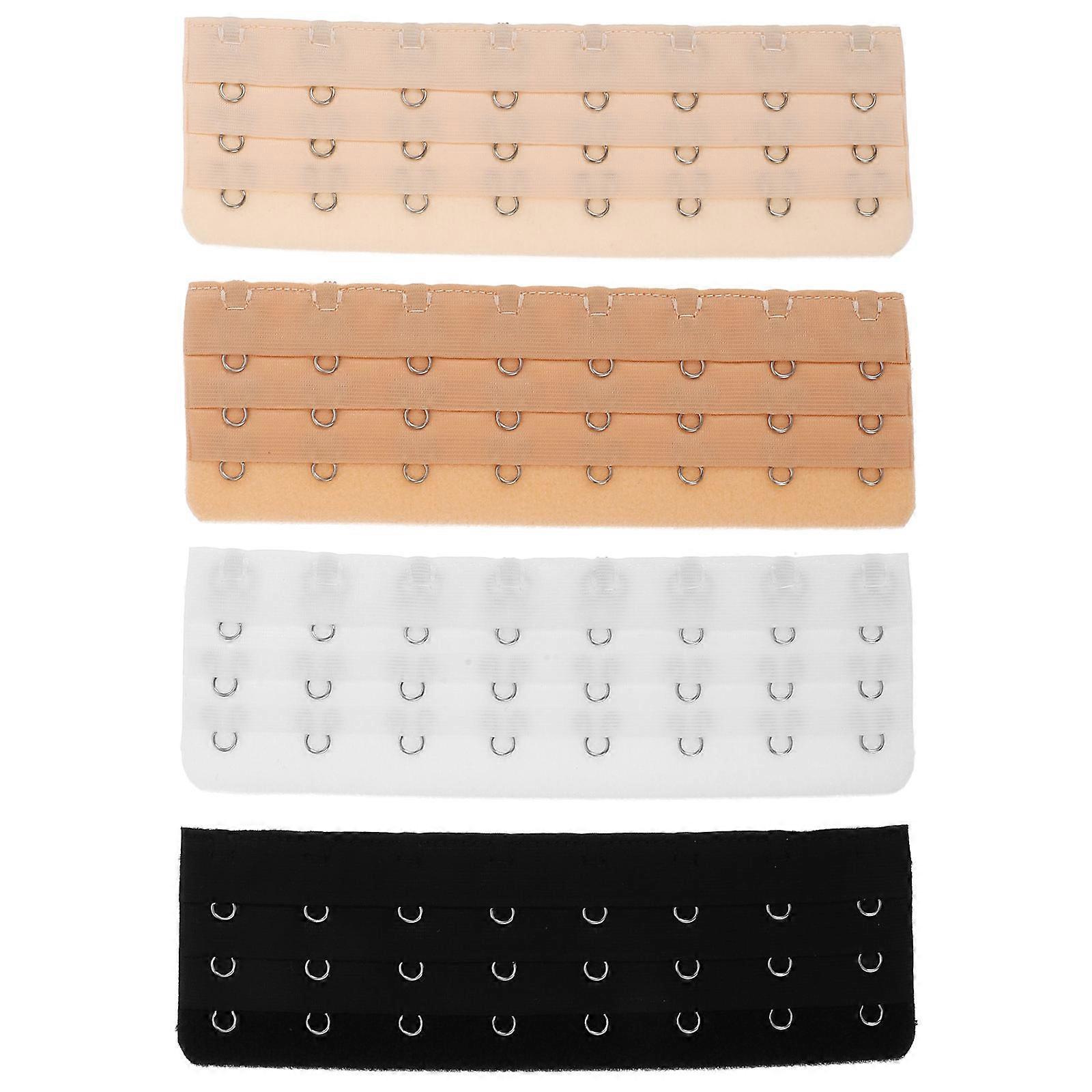 Multi Bra Extension Buckles for Corset Adjustable 4Pcs Bra Hook Extender