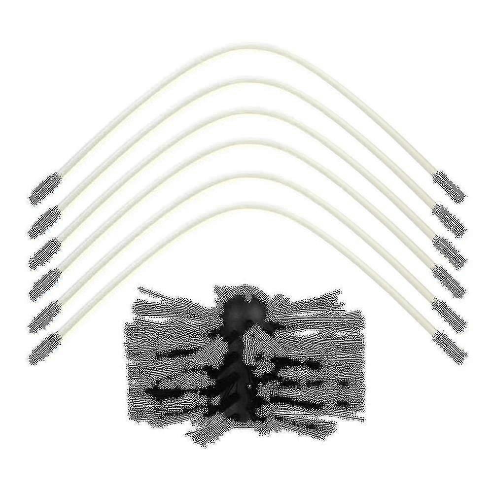 6 + 1 Ensemble de ramonage rotatif Ensemble de ramonage Ramoneur Brosse de cheminée Kit de brosse de cheminée Fk
