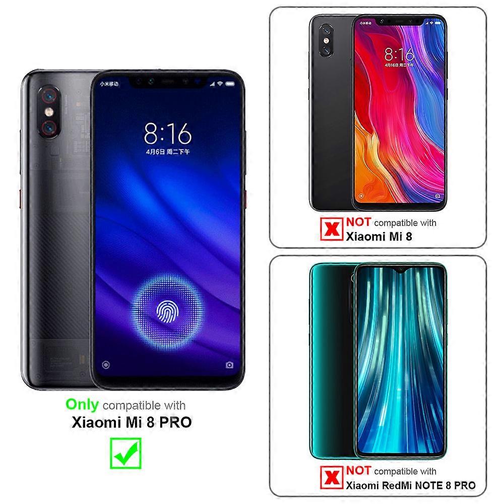 Xiaomi Mi 8 PRO Case - Protective Case with Stand Function and Card Slot