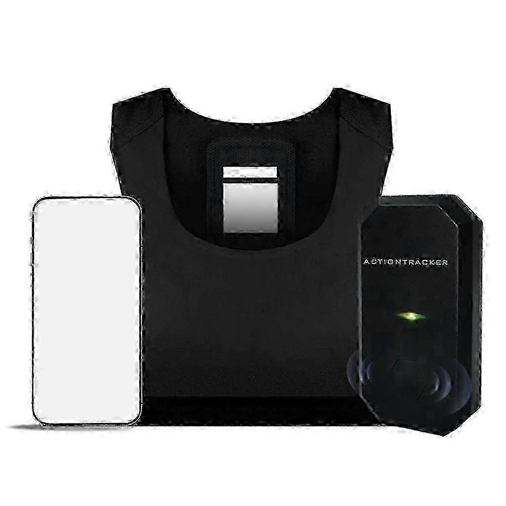 Portable Football Tracker Vest with Stat Monitor for Sports Training