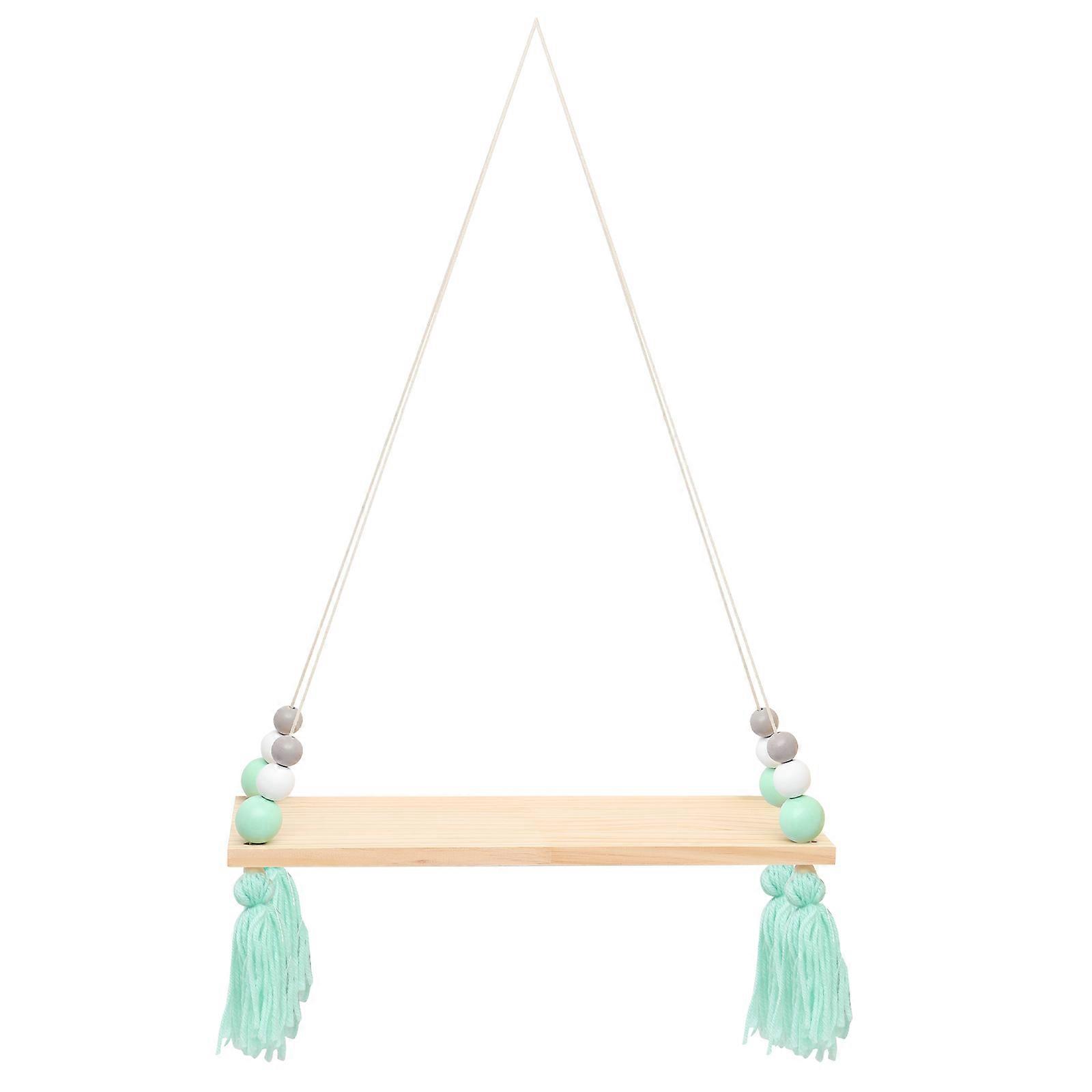 4Pcs Creative Hanging Board Rack for Plants Display with Cotton Rope