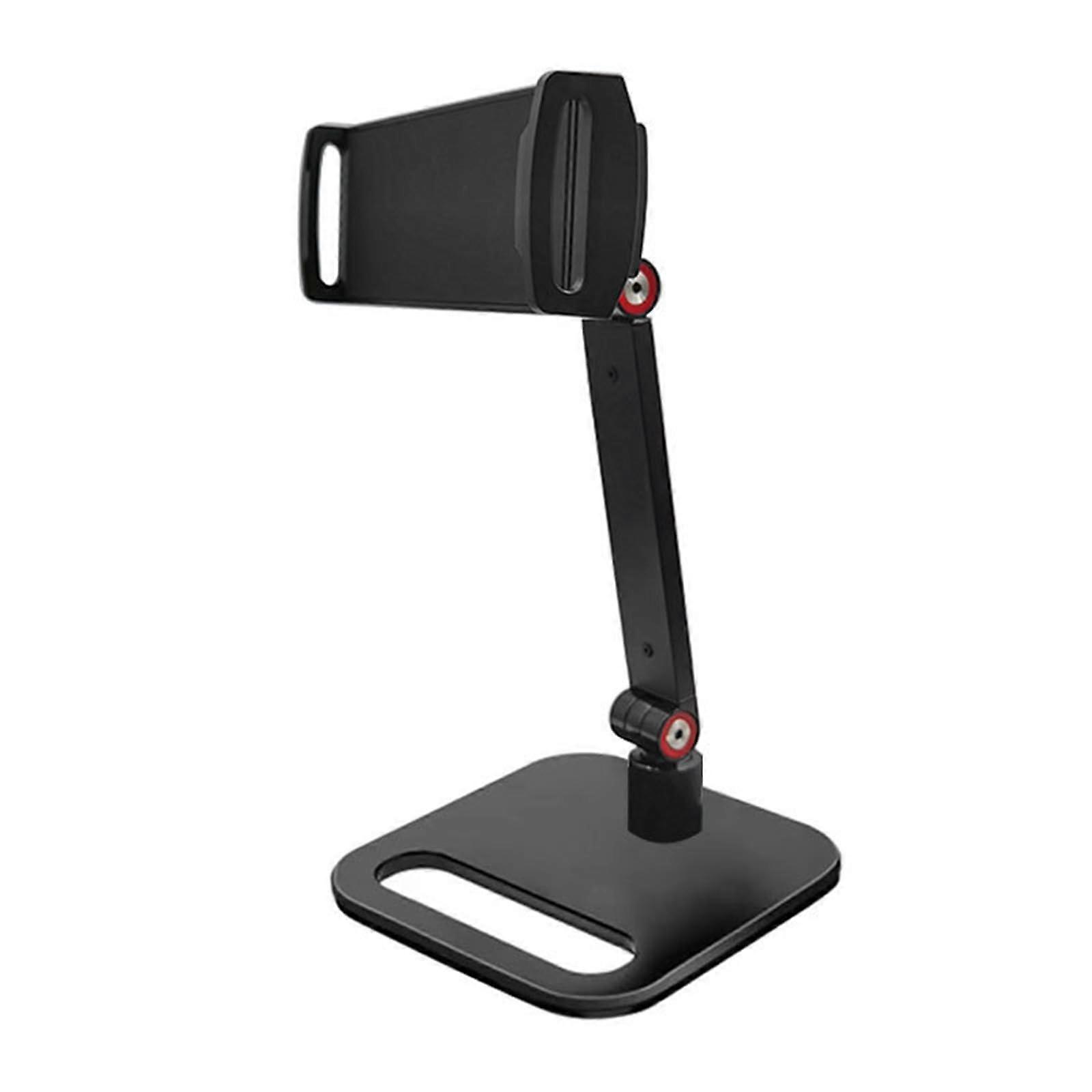Heavy Duty Portable Monitor Stand Mount For Devices, 360 Degree Rotation, Height Adjustment, Aluminum Construction