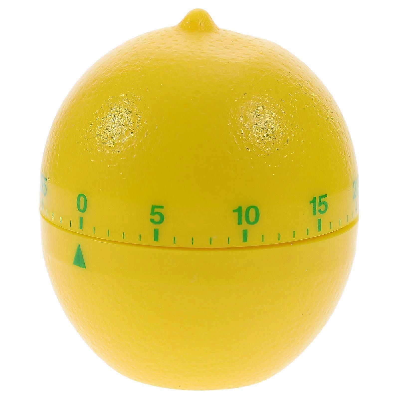 Lemon Shape Mechanical Timer Kitchen Cooking Time Reminder Practical Timing Tool