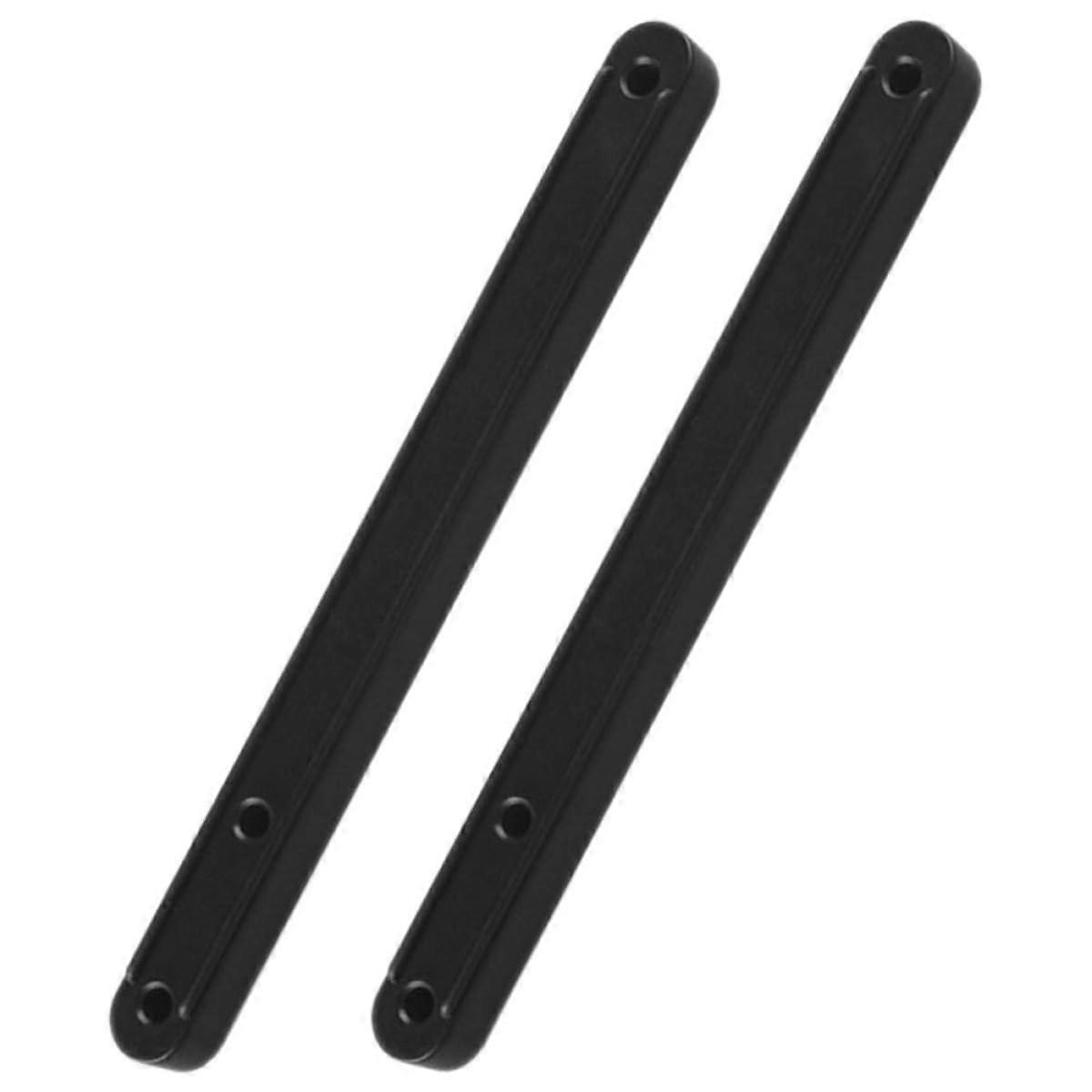 2Pcs 180mm Heavy Duty Side Mount Drawer Slides Black Cabinet Drawer Glides for Kitchen and Bedroom Ref: 5015