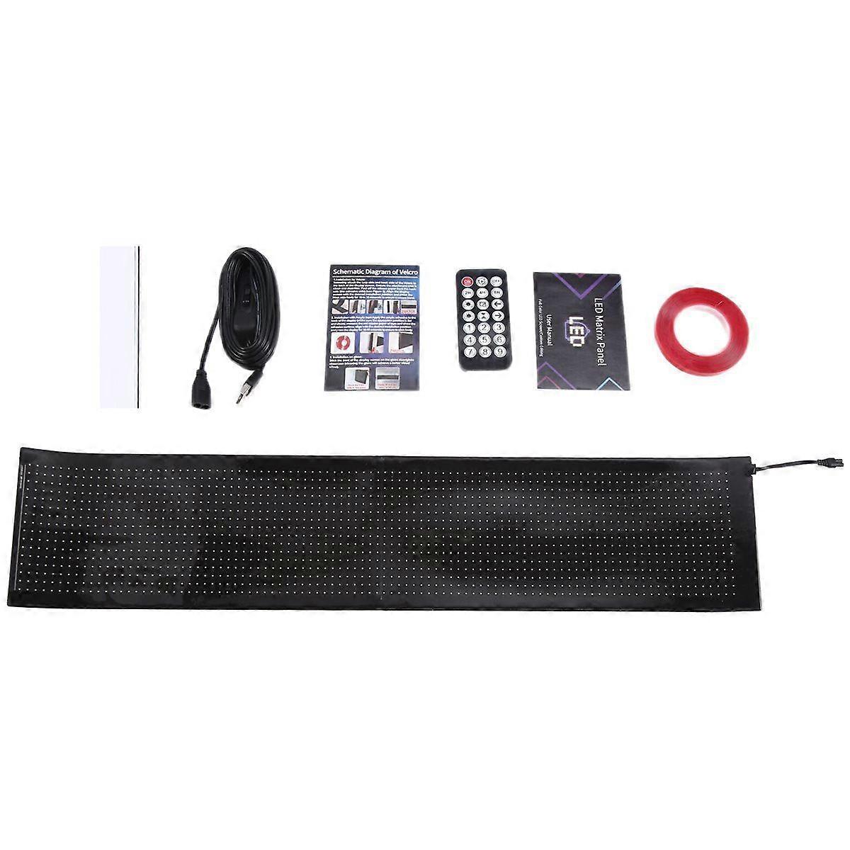 Scrolling LED Sign Programmable LED Sign Bluetooth APP Control Bright Scrolling Text Car Christmas