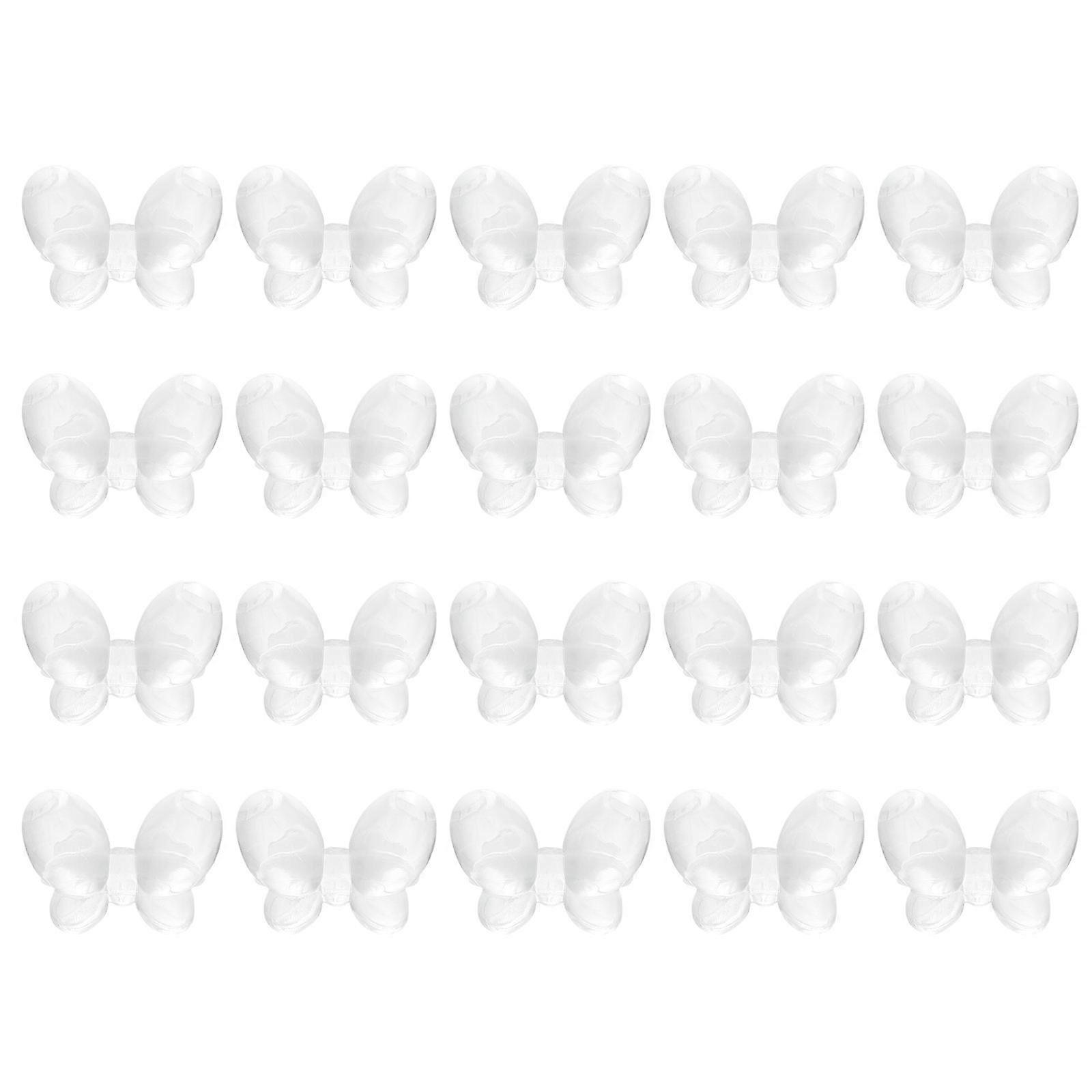 Nail Art Stand Ring Display Stand for Nail Display with 50Pcs Transparency