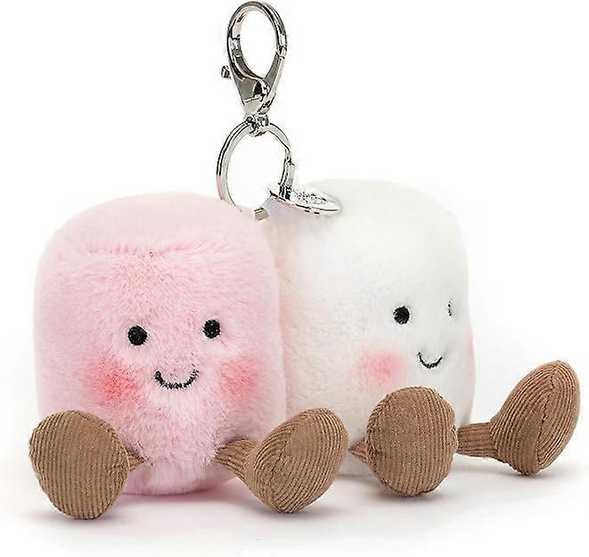 Fun Marshmallow Keychain Cute Soft Keychain Pendant Doll Pendant Gift