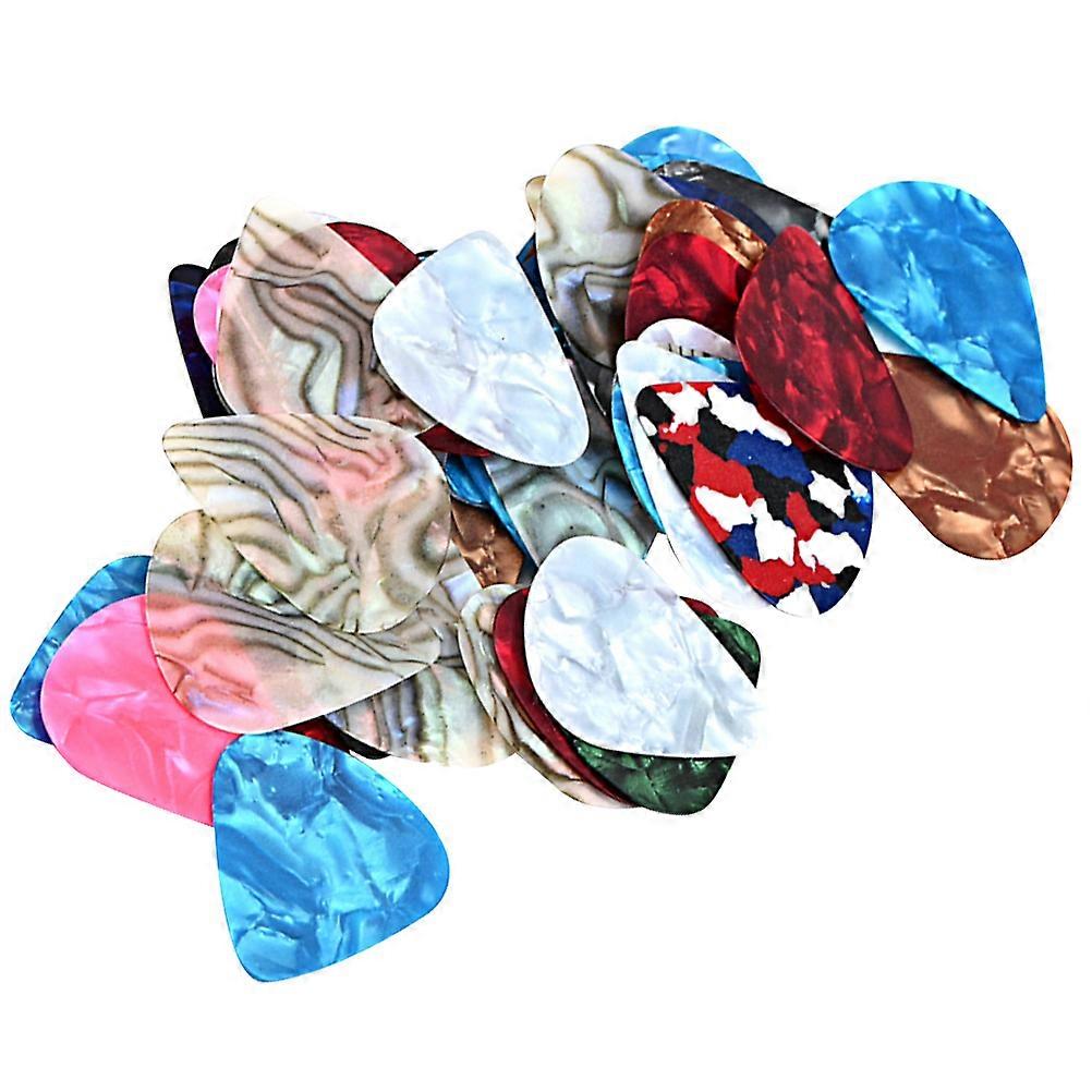 Guitar Pick Replacements Triangular Performance Plastic Ergonomic Sound Enhancement 50Pcs