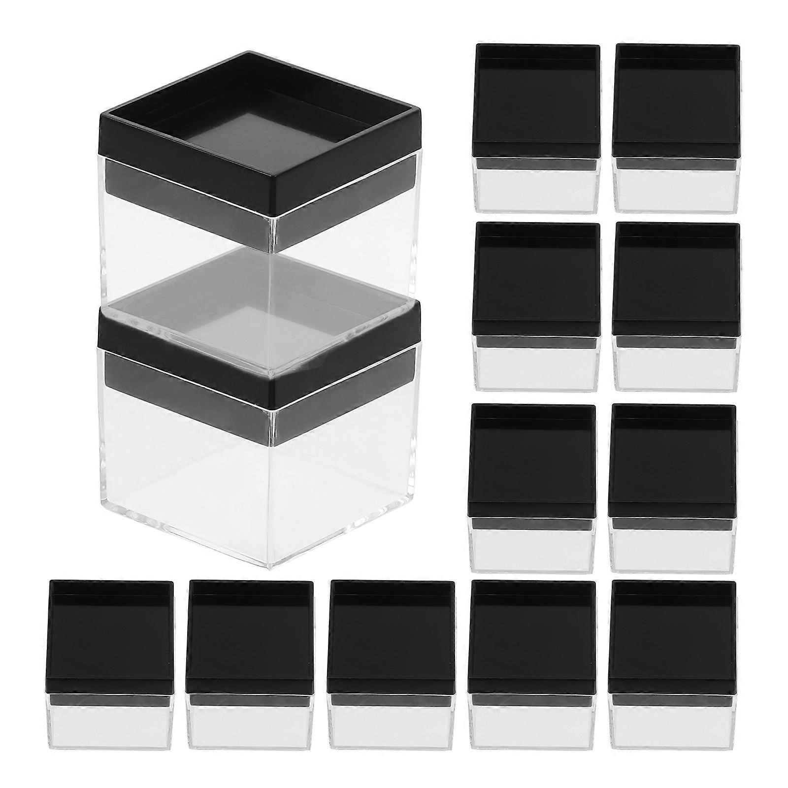 Display Holder Small Loose Display Box Dust-Proof Office Use 20Pcs