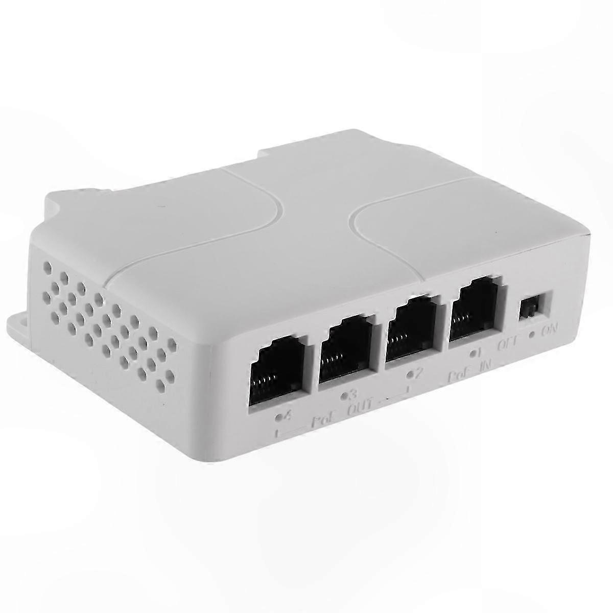 3-Port Passive PoE Extender for IP Devices, Cascadable IEEE802.3af Compatibility