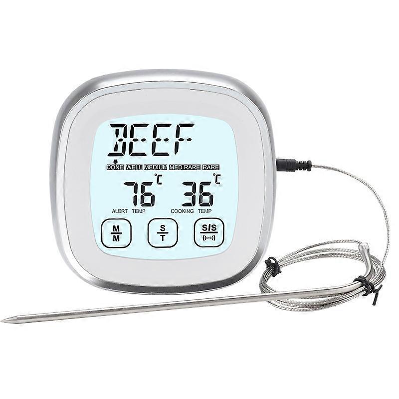 Digital Meat Thermometer for Grill - Instant Temperature Reader Gauge