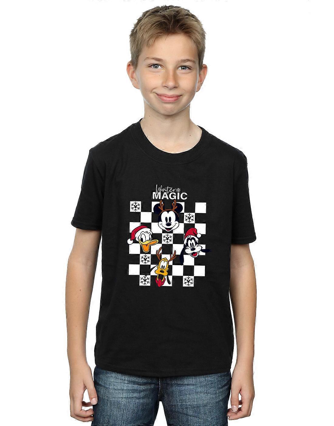 Disney Boys Mickey Mouse Winter Magic T-Shirt