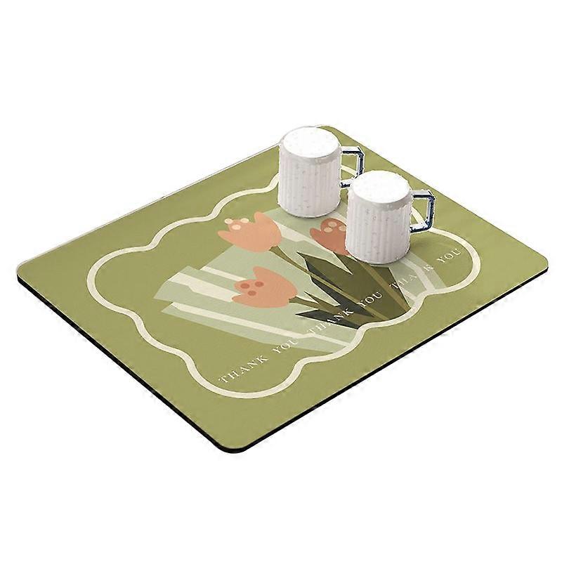 30*40cm Kitchen Dish Drying Mat Super Absorbent Tableware Draining Pad