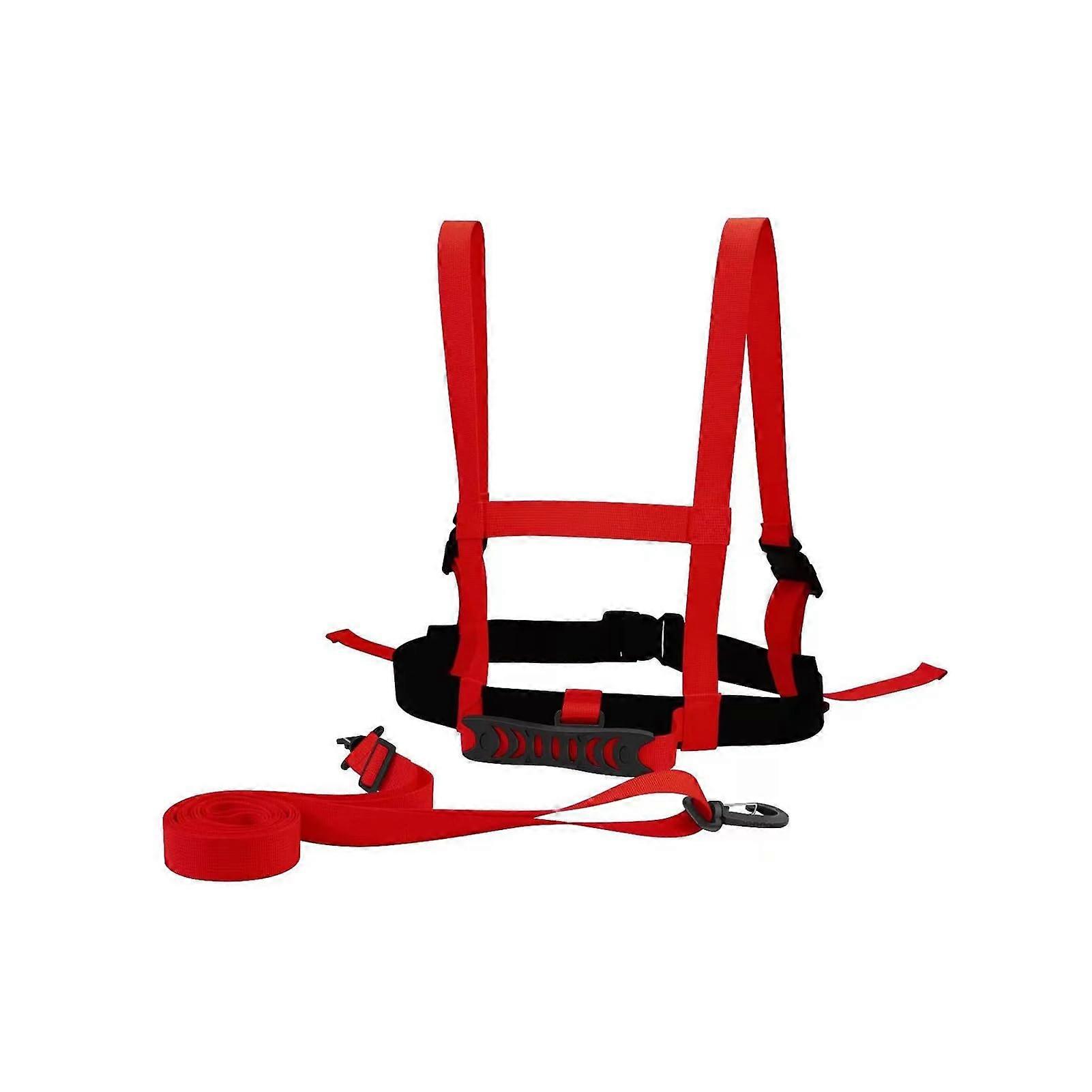Adjustable Kids Ski Training Harness with Safety Handle and Straps for Controlled Speed Beginners