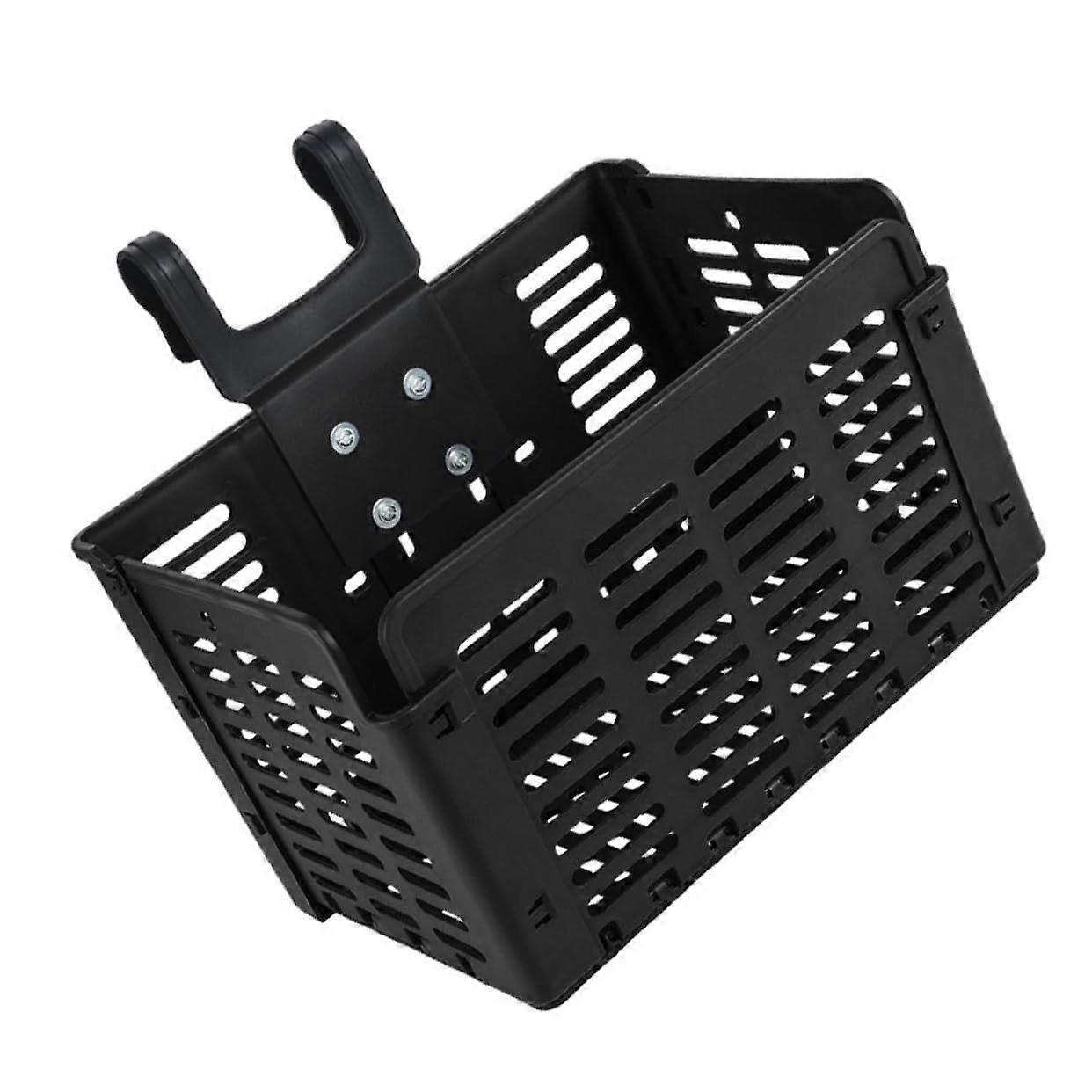 Foldable Bike Basket Lightweight Durable Front Bicycle Storage for Shopping and Commuting