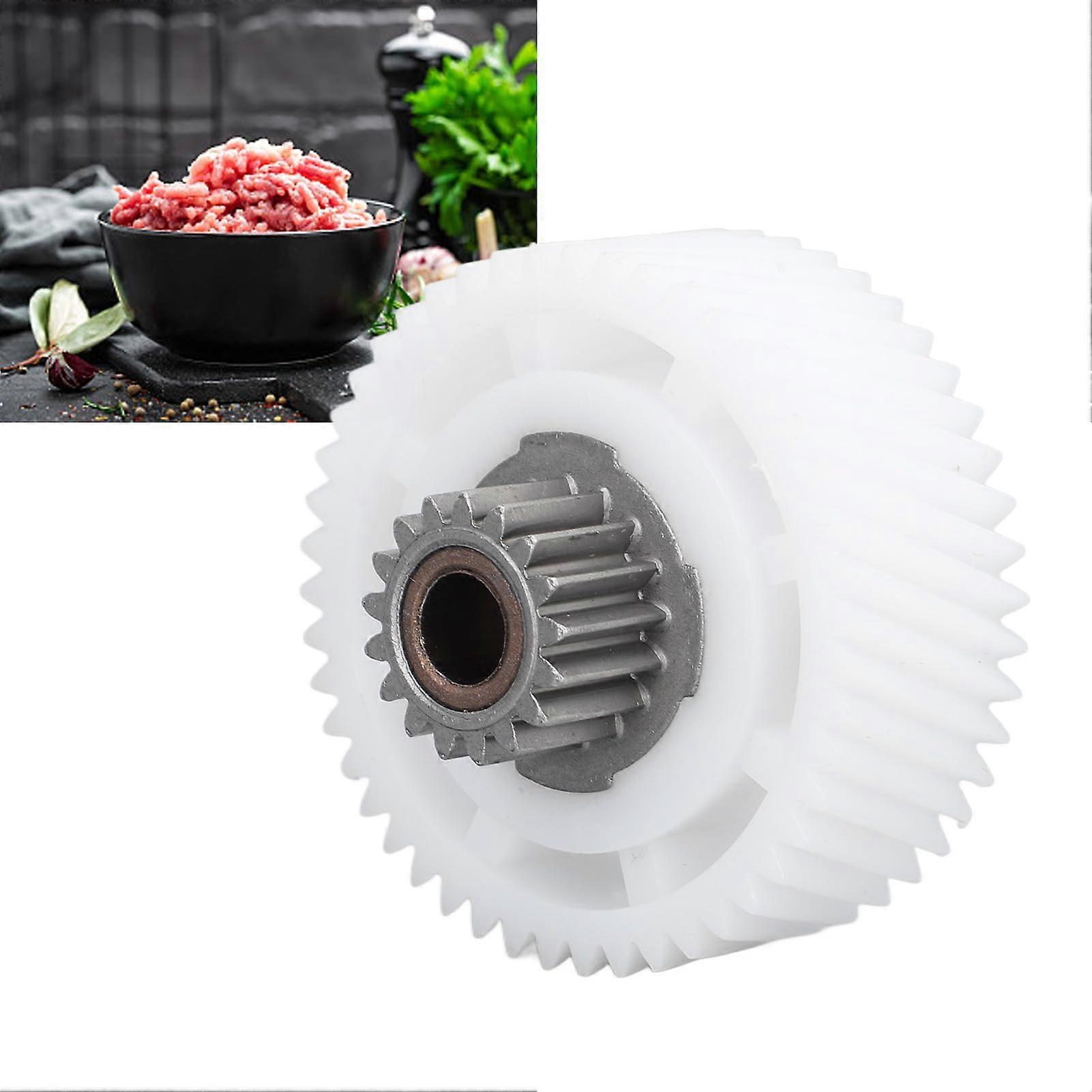 Meat Grinder Replacement Gear Stainless Steel and Plastic, Wide Compatibility, Easy Installation