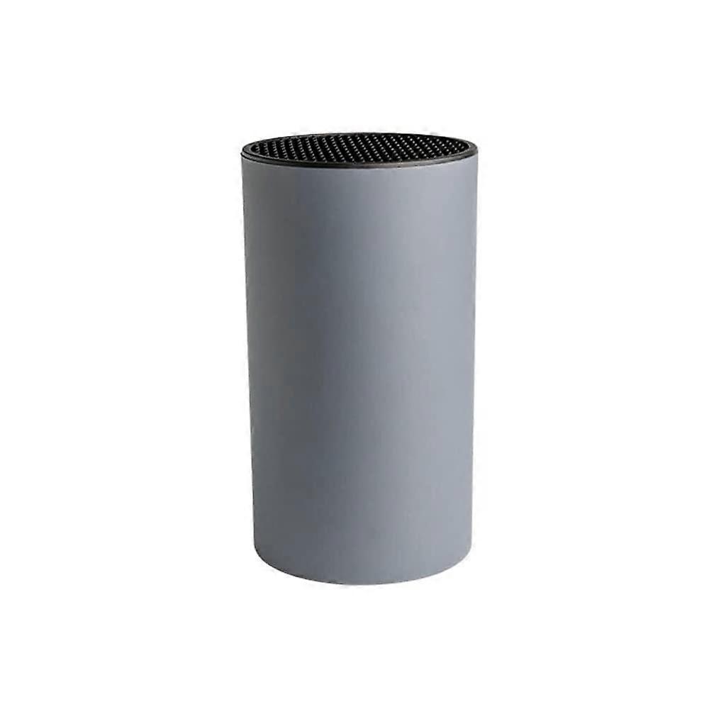 Kitchen Knife Block with Drainage Base, Detachable Wavy Baffle Knife Holder Organizer