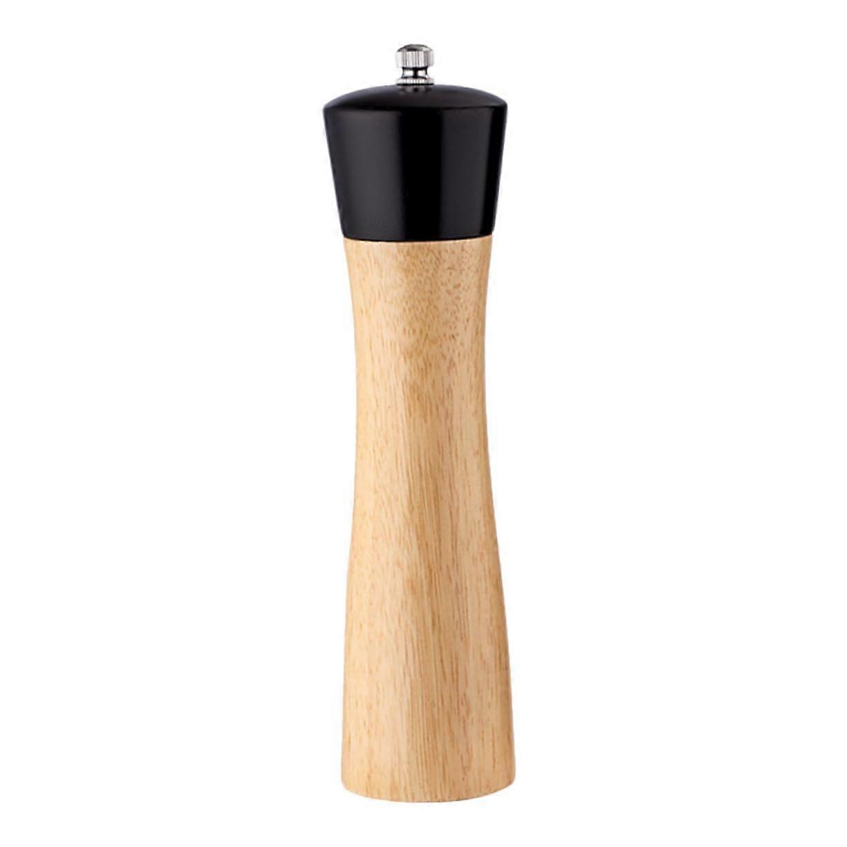 Pepper Grinder with Precise Manual Grinding, Refillable Salt and Pepper Mill Set for Kitchen