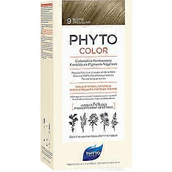 Phytocolor #9 - rubio muy claro Phyto 4 unidades
