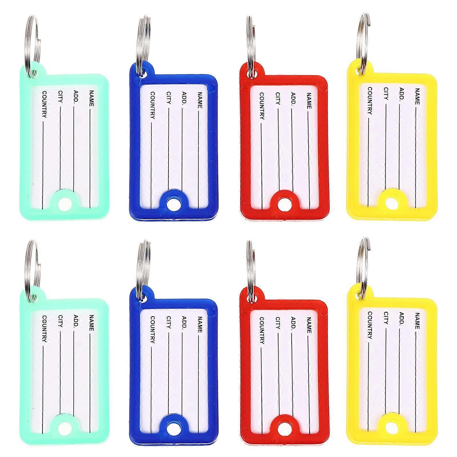 100PCS Key Tag Multi-functional Key Label Portable Key Label Practical Key Label