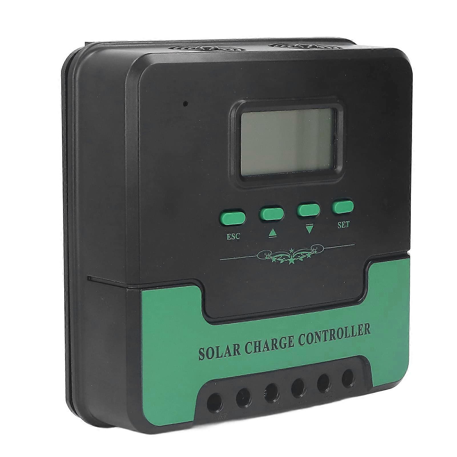 MPPT Solar Charge Controller 40A 12V/24V with LCD Display USB Output for Off Grid Systems