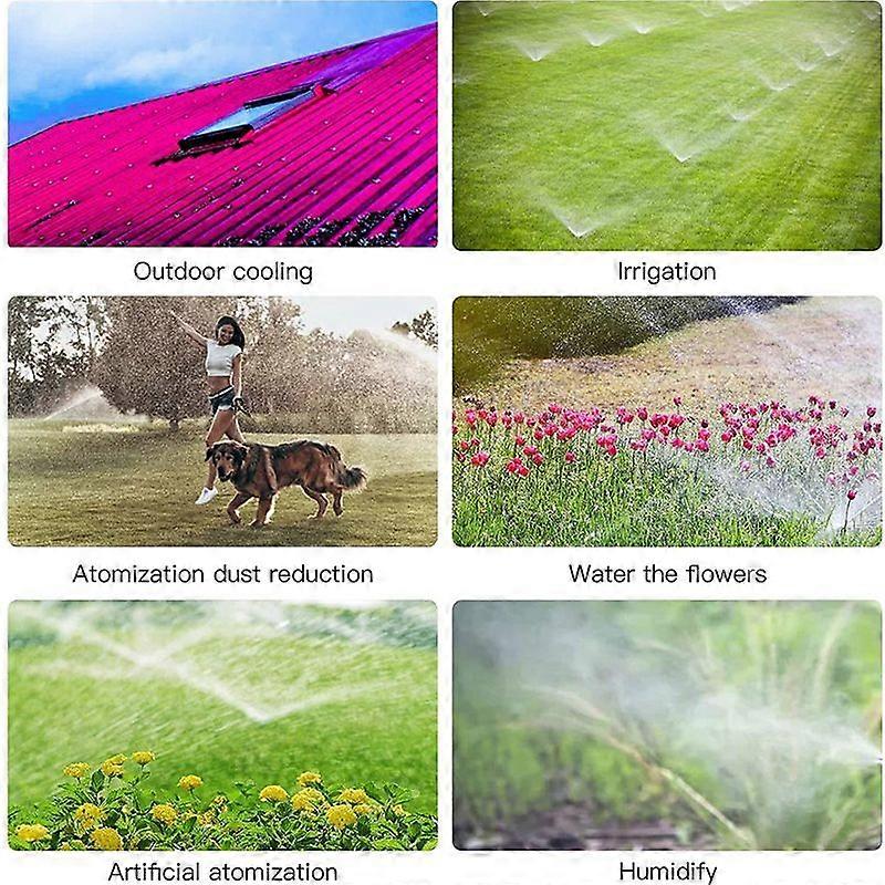 50PCS Adjustable Garden Drip Irrigation Misting Nozzle Dripper