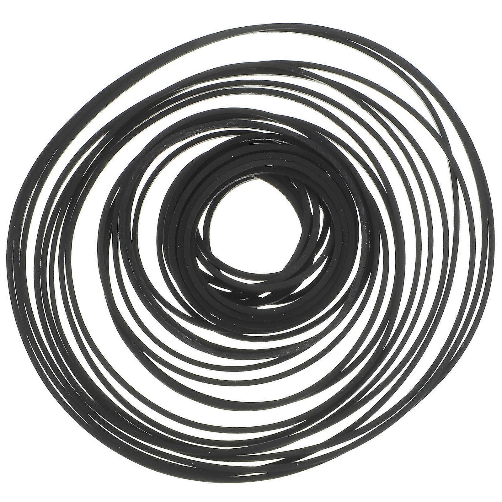 Cassette Belts Recorder Rubber Belts for Recorder 180Pcs Replacement Set
