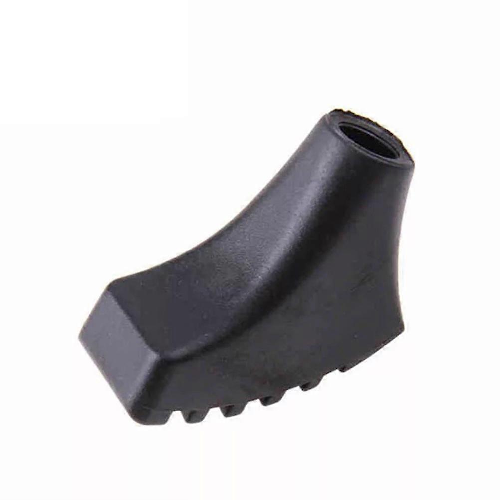 Outdoor Hiking Pole Replacement Tips for Protection 10Pcs Black Rubber Covers