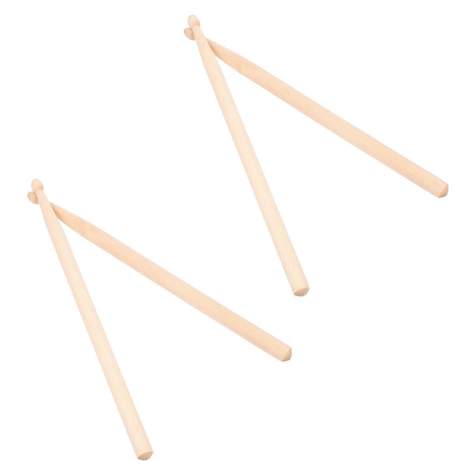 Khaki Maple Drum Sticks for Drum Percussion 2Pairs Children Mallets
