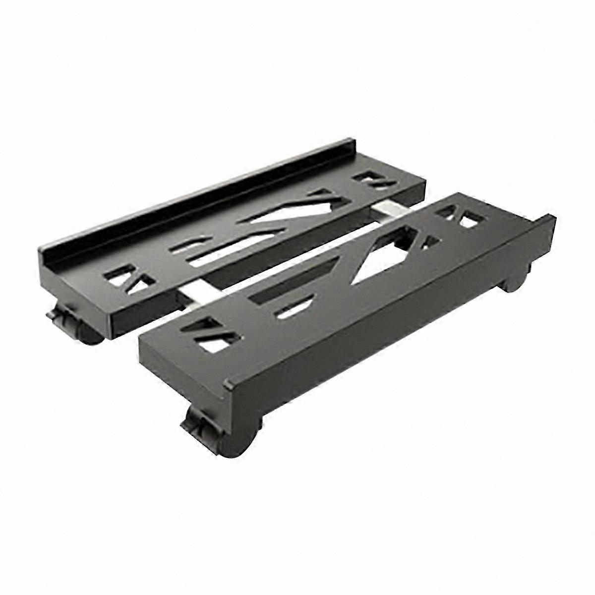 Ventilated Computer Tower Stand with 4 Caster Wheels for Easy Mobility