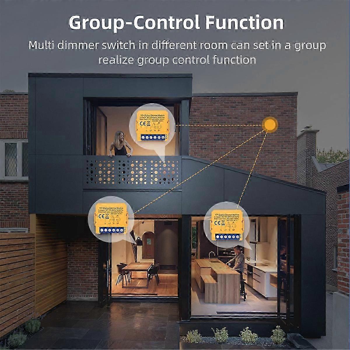 Graffiti Intelligent ZigBee Dimmer On/Off Dark Box Smart Switch APP Remote Dimming Multifunction Mod